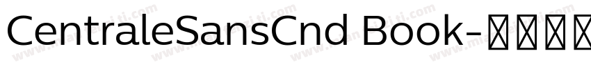 CentraleSansCnd Book字体转换